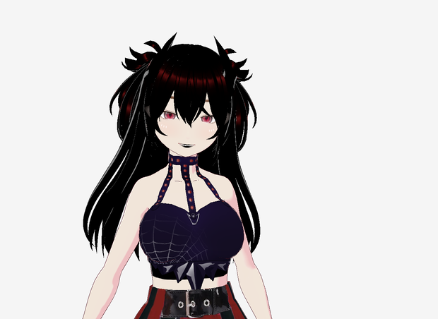 vtuber Model. Smol Demon Girl