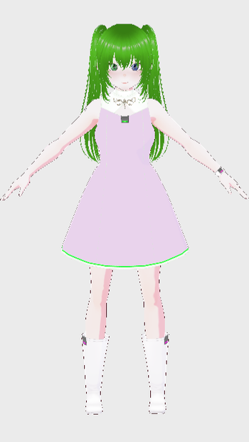 3Dアバター　ベル　VRChat 