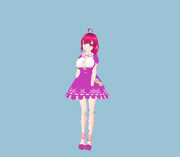 VRChat VRアバター　アン　vrmファイル
