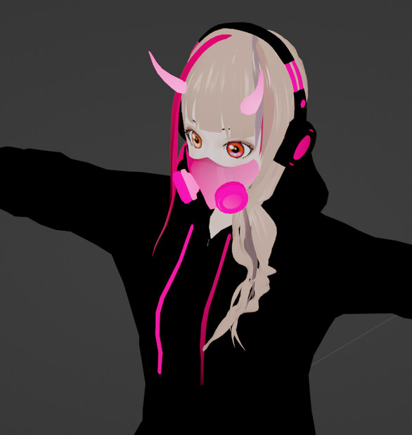 【VRoid】cluster向けVRM  OMH03 -RECO-