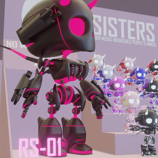 【VRMアバター】ロボット RS-01