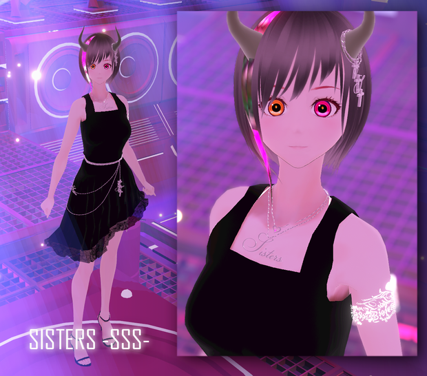 【cluster向けVRMアバター】SSS -SISTERS-