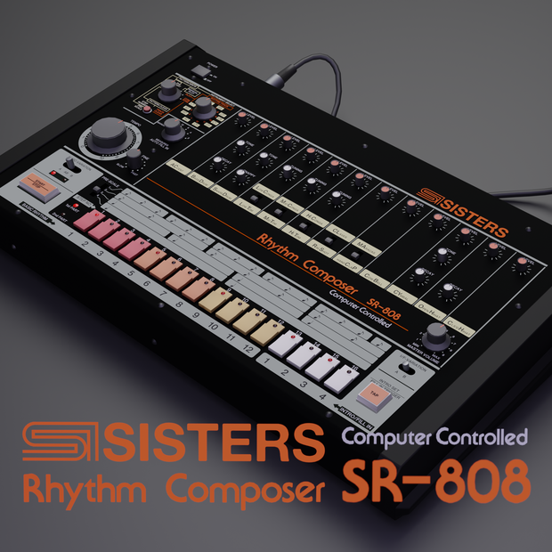 【3Dモデル】リズムマシン SR-808