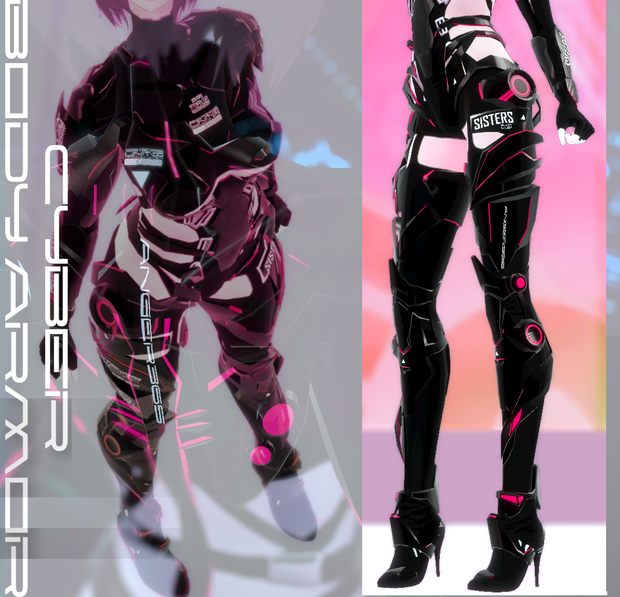 【 XWear衣装 】サイバーボディーアーマー -Cyber Body Armor-