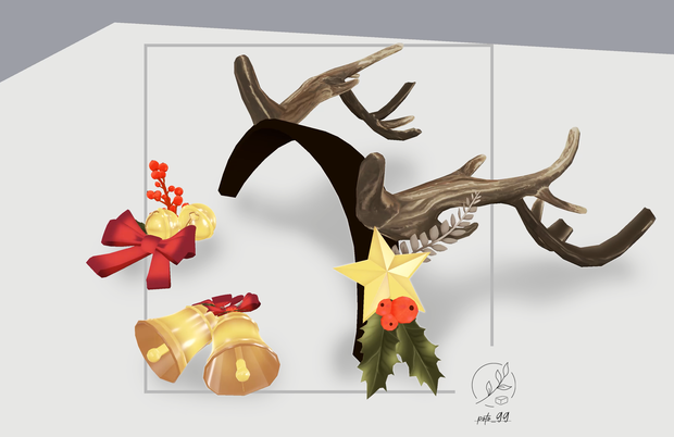【VRChat用】 XmasBand