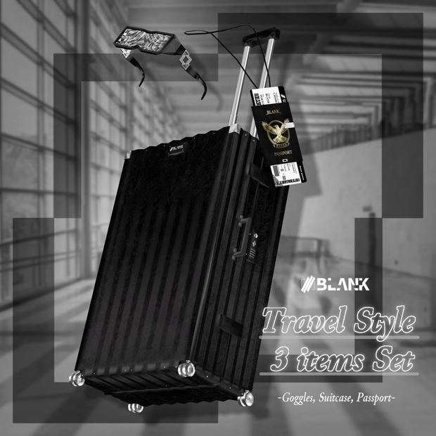 BLANK-Travel Style 3items Set【3Dモデル】
