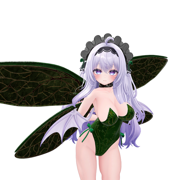 Verdant Fae – Fairy Outfit for avatar Manuka, Airi
