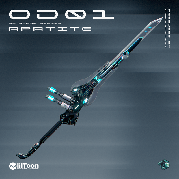 3Dモデル「OD 01  Sword Series」4種