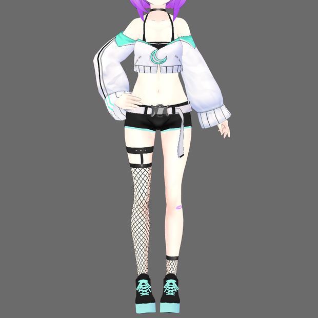《VRoid》Tokoyami Towa Inspired Outfit 常闇トワインスピレーションを得た服