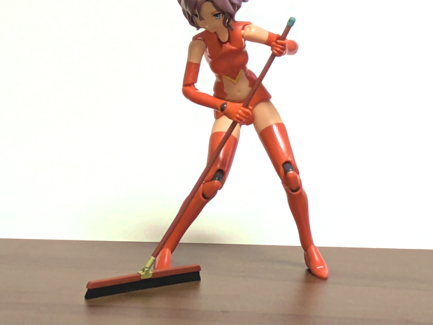 1/12 箒 3Dモデル STLファイル(サポート付きあり)