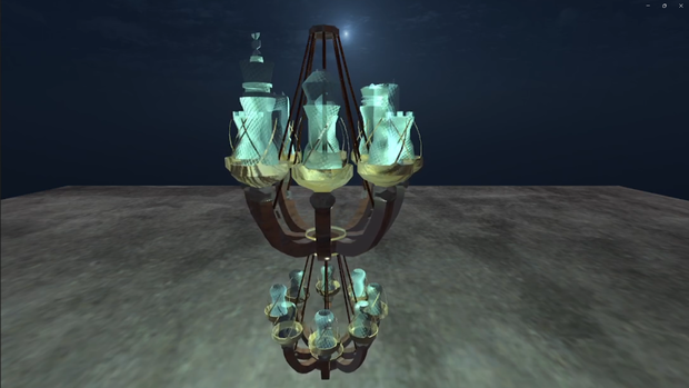 Chess chandelier + light environment + Unity Pack/Materials