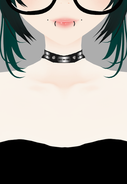 Neck choker texture