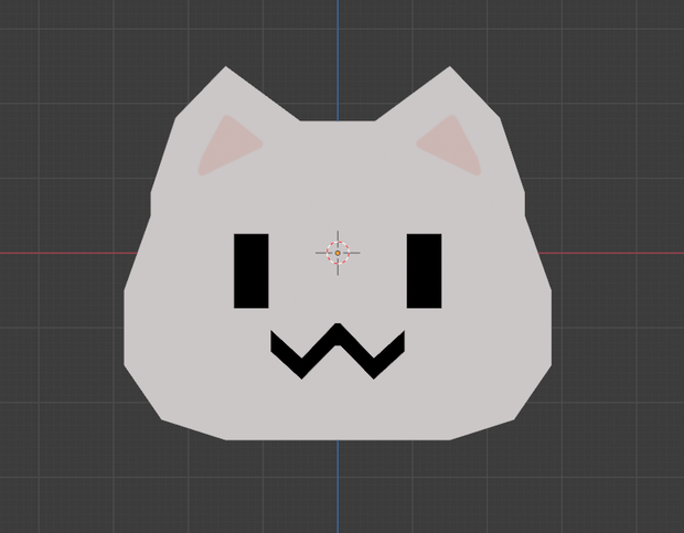ちっちゃいねこの顔　フリー素材　無料　SDK3