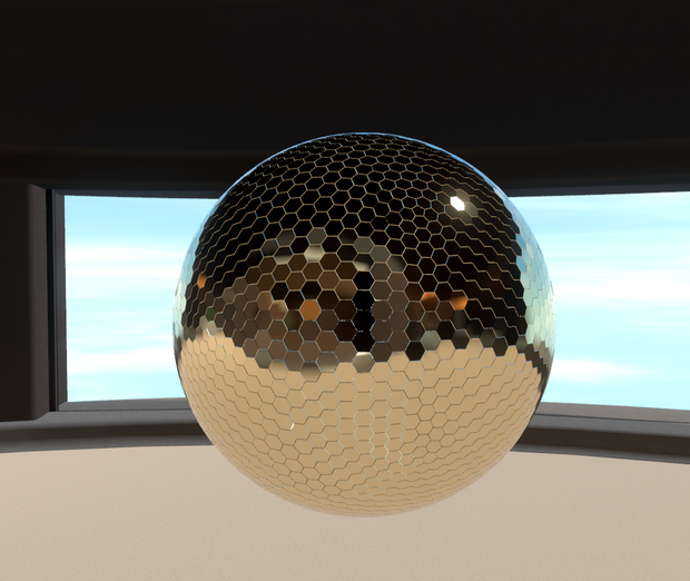 ミラーボール[3Dモデル][UnityPackage]