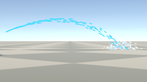 [無料]水発射パーティクル