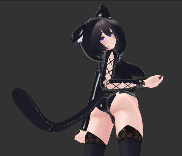 FREE「TubeRose」cat's latex suit
