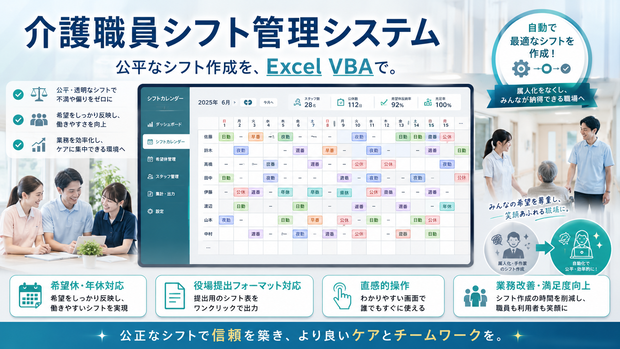 介護職員シフト管理システム