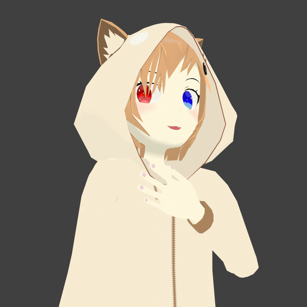 サンタン Santan オリギナル３Dモデル [PC/Quest]