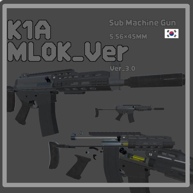 K1A MLOK_ver SubMachineGun