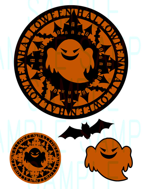素材【Halloween-Ghost-】