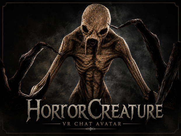 VRChat対応オリジナル3Dモデル【Horror Creature 3DAvatar】
