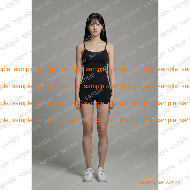 アジア系女性モデル素体 /   model type : sohee