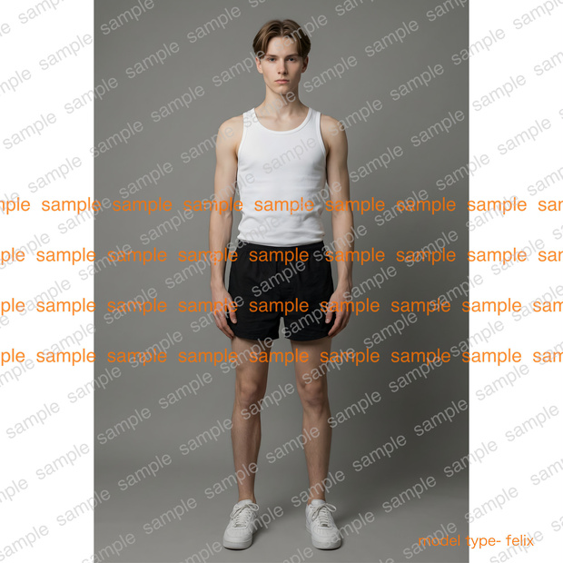 白人男性モデル素体 /   model type : felix