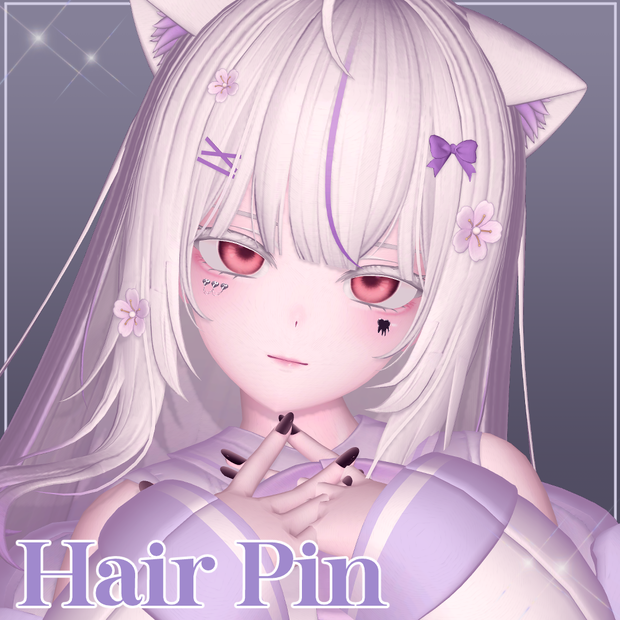 [ 無料/Free Asset] Hair pin