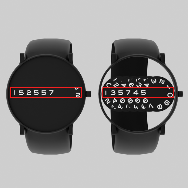 腕時計 The Digital OSC Watch for VRChat 3.0 Avatars