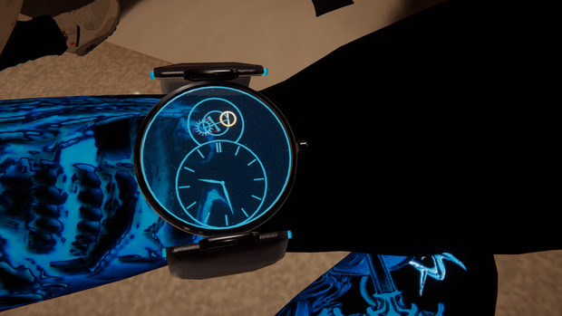 腕時計 The Aurora Chronos Real Watch v4 system for VRChat 3.0. avatars