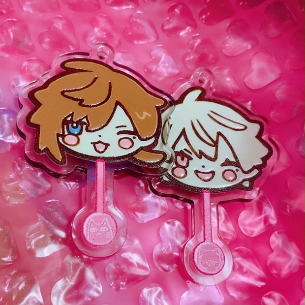 ブリゲッラ 黒アクリルキーホルダー - kinotuki - BOOTH