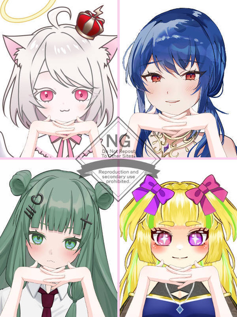 【Vtuber素材】高画質、商用利用権　手の素材⑰