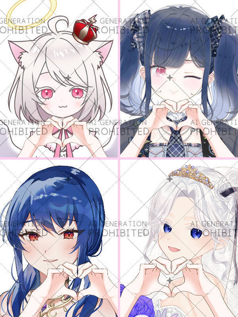 【Vtuber素材】高画質、商用利用権　手の素材㉑