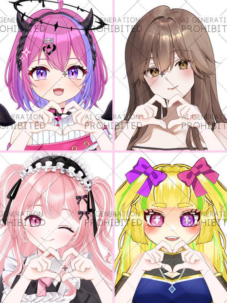 【Vtuber素材】高画質、商用利用権　手の素材㉓