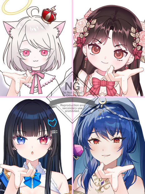 【Vtuber素材】高画質、商用利用権　手の素材53