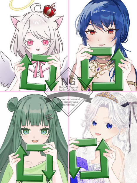 【Vtuber素材】高画質、商用利用権　共有する手