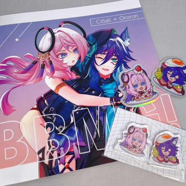 原神 ロンドン EU 海外特典 ムアラニ ティナリ シール セット シトラリ&オロルン『BBMG!』セット - 香辛料ォ〜イ! - BOOTH