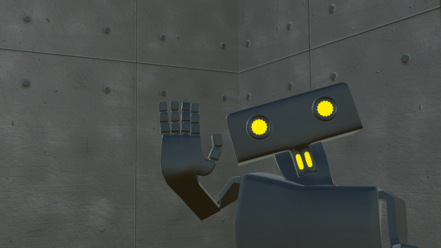 VRChat想定アバター　雑ロボ君