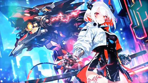 機龍顕現-Kiryukengen Wallpaper- - gbm - BOOTH
