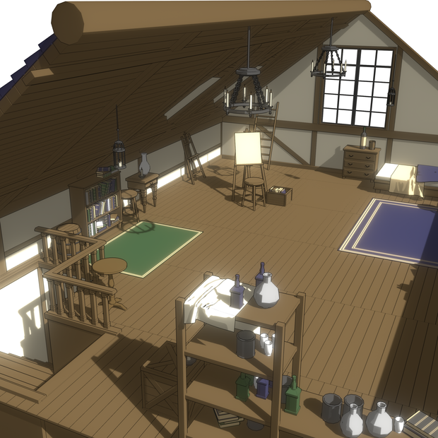 屋根裏部屋