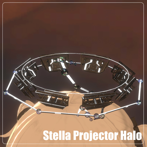 【VRChat】Stella Projector Halo【MA対応】