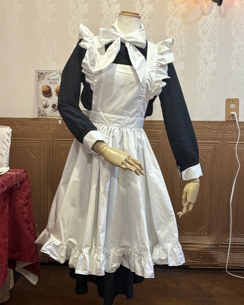 「ワンダーパーラー クラシカルメイド®︎服」ロング丈 ワンピース　Mサイズ メイド服 クラシカル ワンダーパーラー ロング