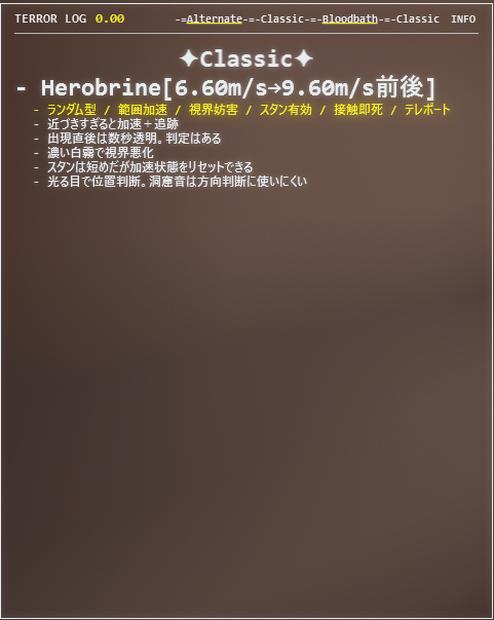 TERRORLOG