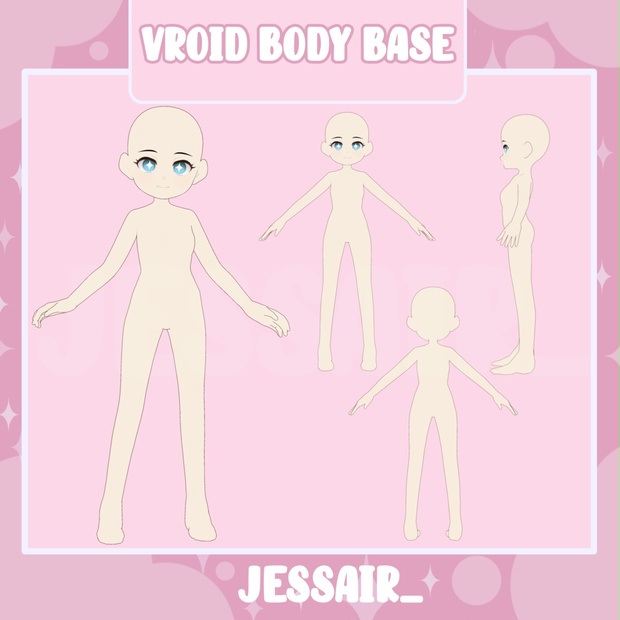 VRoid FREE Base Model - Chibi Girl
