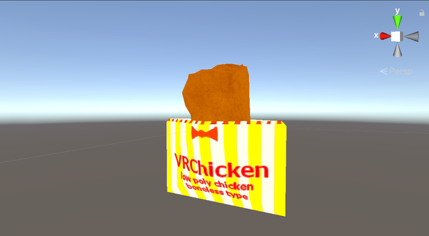【VRChat想定】コンビニのチキン【△256以下】
