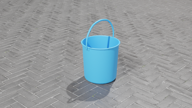 【3D素材_fbx】バケツ