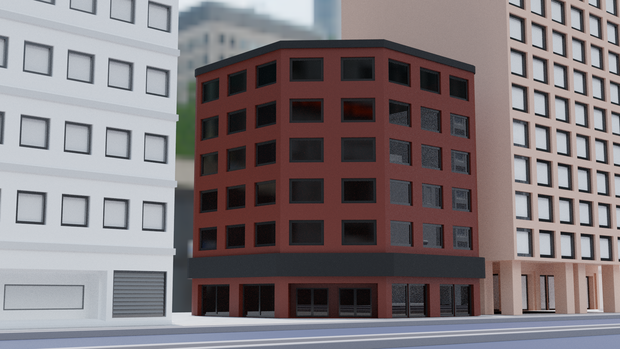 【3D素材_fbx】ビル