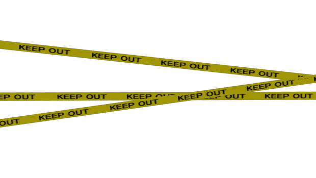 【3D素材_fbx】バリケードテープ(KEEP OUT)