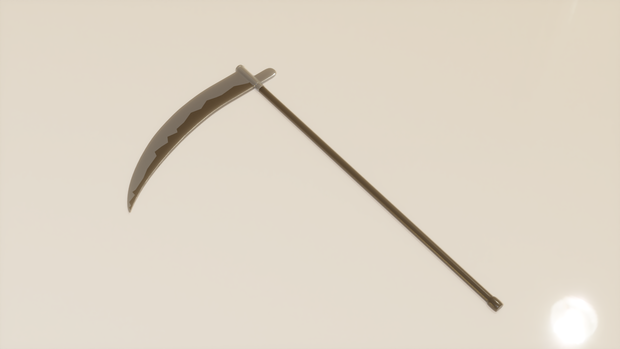 【3D素材_fbx】鎌