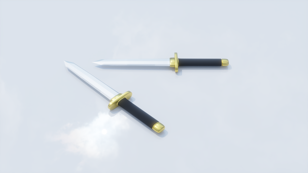 【3D素材_fbx】短剣